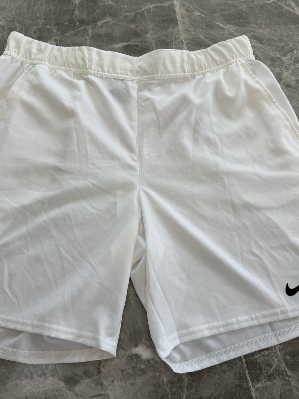 NikeCourt Dri-FIT Victory Men's White Tennis Athletic Training Shorts XXL NWT
